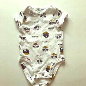 Carter's | Printer Onesie NB